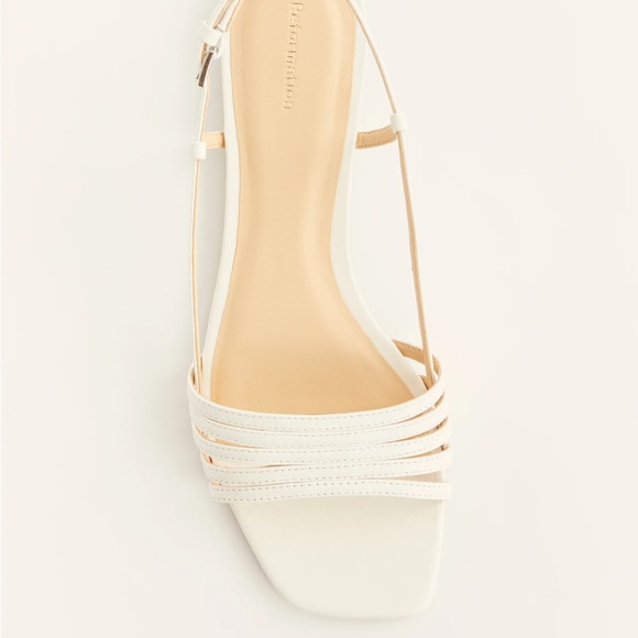 Reformation Shoes - Reformation Millie Lattice Flat Sandal